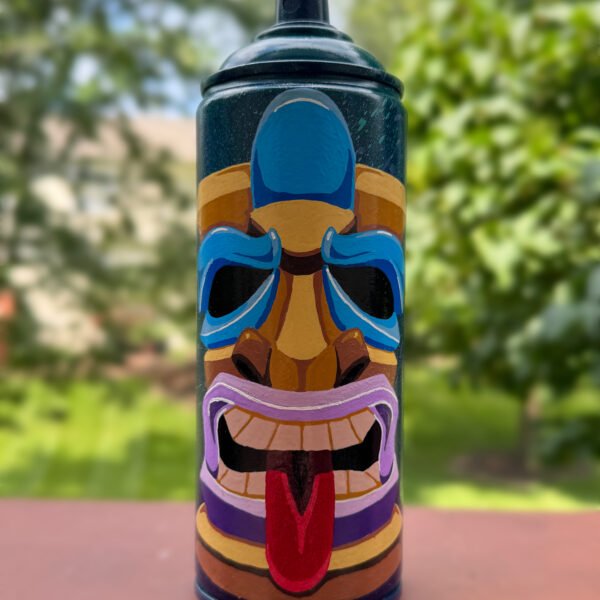 A Bad, Bad Can - Can Used on Tiki Mural in Oak Park, IL