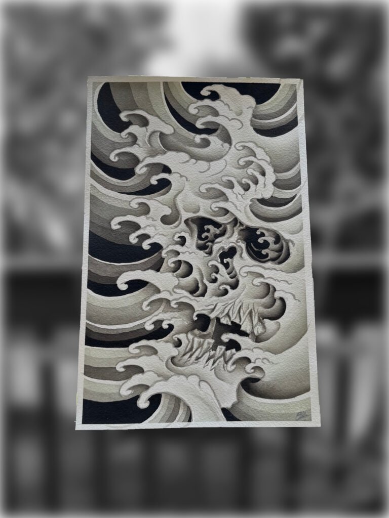 New India Ink Painting Available!